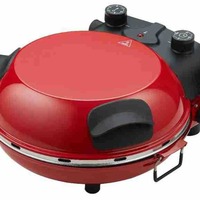Machine à pizza domestique multifonctionnelle électrique en acier inoxydable NFS personnalisée 1200W 12 pouces à chauffage rapide pour la maison