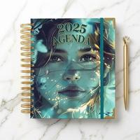 Agenda personnalisé pour entreprise, carnet à spirales, journal, impression de logo, papier cadeau