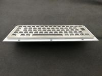 Teclado mecánico industrial IP65 USB/PS2 de 65 teclas, montado en metal, para kiosco, control remoto, con retroiluminación