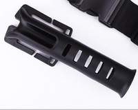 Support de canne à pêche portable, accessoire de pêche avec dispositif d'insertion de canne à pêche réglable à la taille, outil d'accessoires de pêche pour l'extérieur