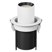 Spot encastré télescopique en aluminium extensible à angle réglable ultra-plat pour salon et hall d'entrée