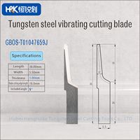 Lames oscillantes en carbure de tungstène HRK, série GBOS, machine de découpe numérique CNC T01047659J