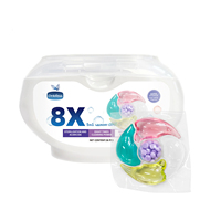 Lessives en capsules écologiques multi-parfums OEM et perles de lavage doux pour machine/lavage à la main avec performance de nettoyage puissante