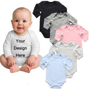 Детский хлопковый комбинезон с длинным рукавом - Product Image 1
