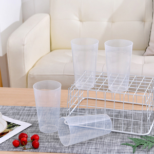 Grosir gelas air minum restoran pesta plastik bening Gelas anggur 530ml dapat dipakai ulang minuman - Product Image 5