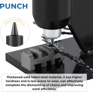 चेनसॉ चेन ब्रेकर स्पिनर, चेनसॉ के इलेक्ट्रिक पंजे की लिंकिंग श्रृंखलाओं को नष्ट करने के लिए पेशेवर मरम्मत उपकरण किट - Product Image 6