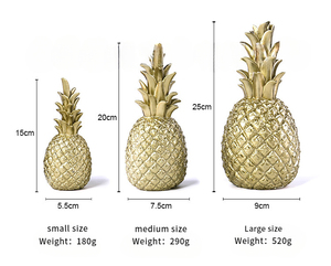 Stile scandinavo in resina di ananas artigianato arredi morbidi per la decorazione della casa per il soggiorno Desktop o ingresso - Product Image 6