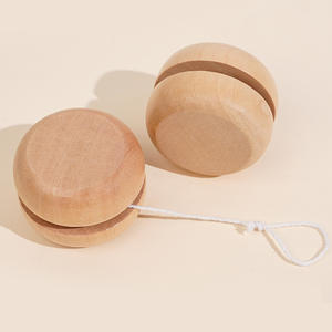 <span class=keywords><strong>Yoyo</strong></span> en bois de haute qualité pour enfants, avec double lame et forme de dessin animé, personnalisable avec logo, idéal pour la rentrée scolaire/la remise des diplômes (vente en gros) - Product Image 2