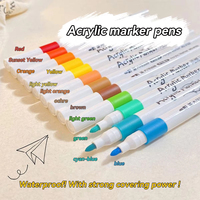 Prix d'usine – Marqueurs de peinture pour étudiants 12/24/36/48/60 couleurs, stylos aquarelle, ensemble de marqueurs acryliques 12-60 couleurs