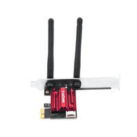 Tarjeta de Red Inalámbrica OEM ODM AX900Mbps WIFI 6 PCI-E AIC8800D80 802.11AX 3 Bandas 2.4G/5G PCIE 2 en 1 Adaptador WIFI Bluetooth