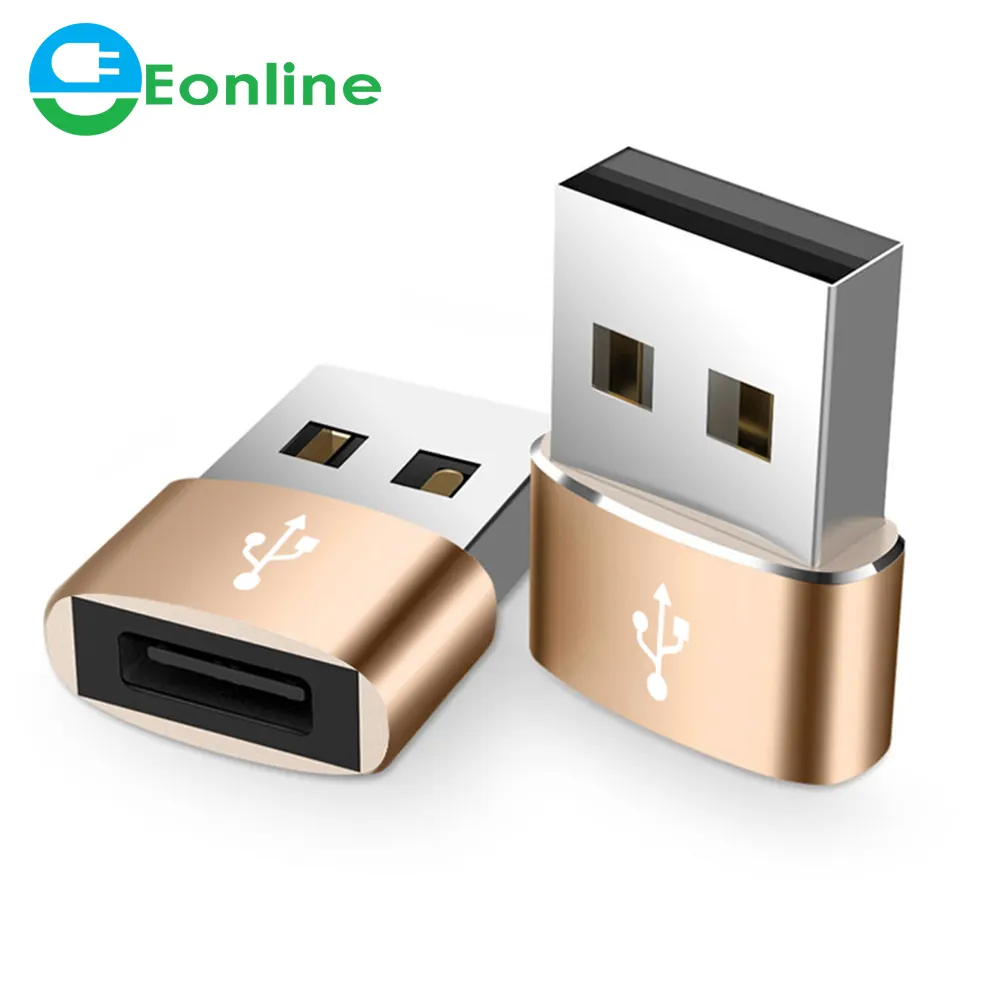 FREE SAMPLE USB TO Type C Adapter Notebook Charger Phone Charging Converter Earphone USB Cable Connector