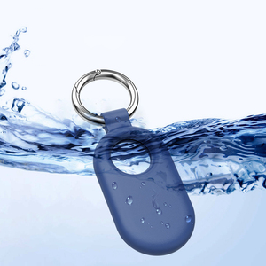 Anti-perte Key Finder Wallet Pet Tracker Housse de protection Étui en silicone pour Samsung <span class=keywords><strong>Galaxy</strong></span> SmartTag 2 avec porte-clés - Product Image 4