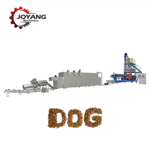 PLC Control Dry Pet Food Extruder Pet Dog Snack Processing Line