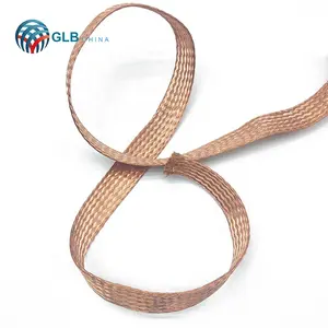 Vente en gros de liens de tresse en cuivre flexible en cuivre pur de la meilleure qualité