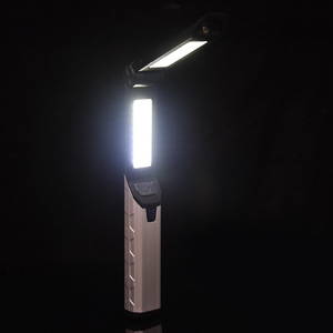 LED <b>Work</b> <b>Light</b> Rechargeable Aluminum Alloy With Magnet Hook And Red Warning <b>Light</b> For Automotive Repair - Product Image 2