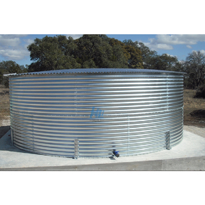 Suppliers Of Corrugated Water Tanks For Farm Fish Domestic Commercial Cylindrical Water Tank Steel Round Tank Price