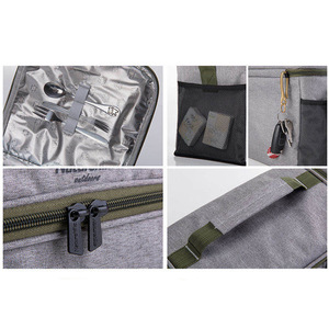 Portable pique-nique sac isolant Logo personnalisé refroidisseur déjeuner Thermo sac pochette école sacs de stockage des aliments - Product Image 5