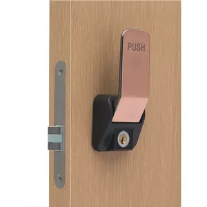 Hot sale manual door lock Japanese style mortise lock handle mute hospital door lock with key