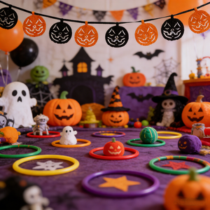 Guirlande de citrouilles scintillantes <span class=keywords><strong>Halloween</strong></span> 608020 - Décoration de citrouilles noires et oranges <span class=keywords><strong>pour</strong></span> fête, maison, vitrine - Product Image 6