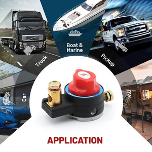 Interrupteur automatique de coupure de batterie 12V 24V 2 pôles pour voiture/camion/bateau, disjoncteur à déconnexion rapide antivol - Product Image 6