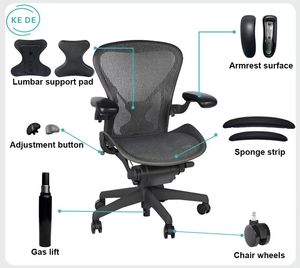 KEDE Hot Sale Recommendation PU Foam <strong>Chair</strong> Armrest <strong>Pads</strong> Durable Gaming <strong>Chair</strong> Accessories Spare Parts for Aeron Office <strong>Chair</strong> - Product Image 6