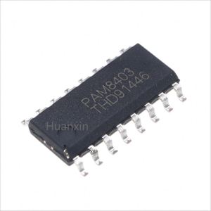 Circuito Integrado HuanXin SOP-<span class=keywords><strong>16</strong></span>, Chip Amplificador de Audio <span class=keywords><strong>PAM</strong></span> 8403, Circuito Integrado Original PAM8403 - Product Image 1