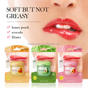 Soin des lèvres, masque réparateur aux fruits, hydratant bio, couleur miel, <span class=keywords><strong>aloe</strong></span> vera, pêche, baume à lèvres - Product Image 2