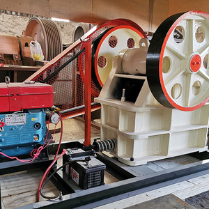 Portable Mini Jaw Crusher <b>Machine</b> 24-56t/h Capacity Carbon Steel Core High Efficiency Primary Crushing Gold Ore Granite - Product Image 3