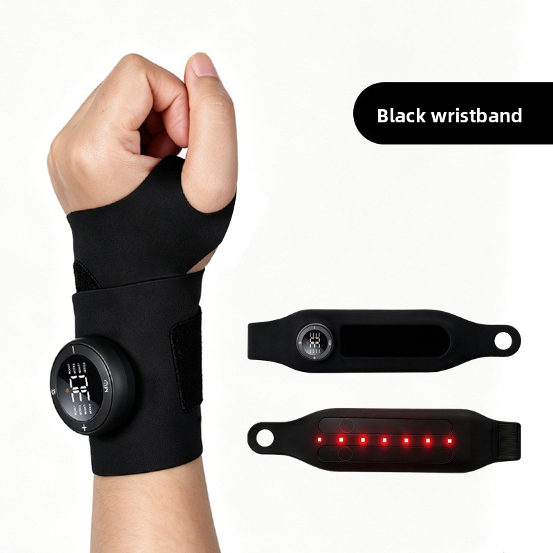 Bracelet Noir (Lumière Rouge)