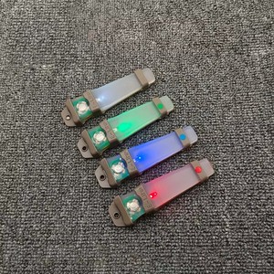 Luz Táctica para Casco, Lámpara de Señal LED Multicolor, Luz Intermitente de Visión Nocturna para Supervivencia al Aire Libre, Diseño Impermeable y Reforzado con Goma - Product Image 2