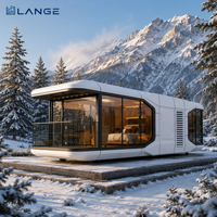 Capsule spatiale intelligente LANGE, maison isolée modulaire toutes saisons avec système intelligent pour le glamping, le camping et les villas