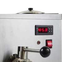 Machine de pasteurisation en acier inoxydable, mini pompe portable haute efficacité pour lait, crème glacée, yaourt, produits laitiers, usage domestique, liquides et œufs