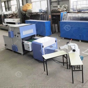 Sợi ngỗng Túi ngủ xuống đệm Polyester chải sử dụng nhân tạo lông tự động gối điền vào máy - Product Image 2