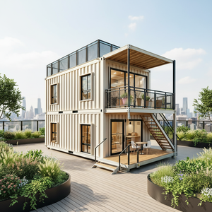 Casa Contenedor Plegable de 20 pies, Fácil de Transportar, Casa Pequeña para Alquiler, Cabaña Vacacional - Product Image 2