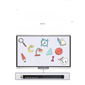 Tableau blanc interactif intelligent à écran tactile LED 4K de 86 pouces avec double système d'exploitation, caméra 13MP, stylet tactile, panneau plat pour l'éducation, OEM - Product Image 4