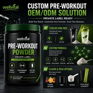 Explosive Energy OEM - Polvo Pre-Entrenamiento con Sabor Personalizado para Energía, Concentración y Fuerza Muscular - Product Image 4