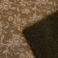Tissu d'ameublement jacquard floral vintage, textile de luxe pour canapé, rideau et décoration intérieure