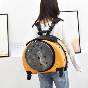New trolley <b>cat</b> bag, portable travel space capsule <b>backpack</b>, pet <b>backpack</b>, trolley case, large capacity. - Product Image 4