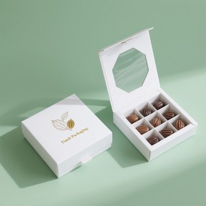 Boîte cadeau rigide en papier pour chocolat avec insert en plastique, impression numérique personnalisée avec votre logo, en forme de cœur, pour la Saint-<span class=keywords><strong>Valentin</strong></span> - Product Image 6