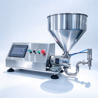 Machine de remplissage semi-automatique à pompe rotative à écran tactile LT-900 pour liquides visqueux, pâtes, miel, sauces, sirops, crèmes, détergents, produits de soin de la peau