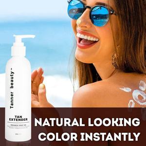 Loción de bronceado de <span class=keywords><strong>piel</strong></span> brillante y radiante personalizada, tonos de <span class=keywords><strong>piel</strong></span> medios a duraderos - Product Image 2