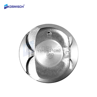 Piston OEM taille 2NZ-STD pour moteur essence TOYOTA, référence OEM 13101-21080, alésage 75 mm, plaqué étain, sans Alfin, kit piston aluminium 2NZ