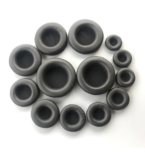 Coussinets d'oreille de remplacement universels 50mm 60mm 70mm 80mm 90mm 100mm 110mm Coussins ronds en cuir PU pour écouteurs - Product Image 3