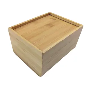 Toptan özel Modern ahşap kutu mendil kutu tutucu bambu doku kutusu