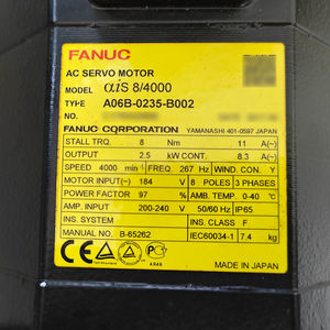 Moteur servo AC série Alpha FANUC A06B-0235-B002, unité de moteur servo série Alpha - Product Image 3