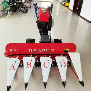 Farm equipment 4GL- 100 reaper for wheat and rice cutter-rower cutting machine