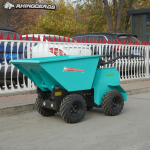 Mini camión volquete eléctrico Rhinoceros de 500kg con accesorio de cubo Nuevo camión cargador pequeño 4x4 XN500E - Product Image 5