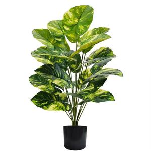 <span class=keywords><strong>Grande</strong></span> <span class=keywords><strong>plante</strong></span> artificielle <span class=keywords><strong>d</strong></span>'<span class=keywords><strong>intérieur</strong></span> moderne avec pot élégant <span class=keywords><strong>D</strong></span>écoration de feuilles en plastique de 6 pieds pour des intérieurs modernes et élégants Idée de cadeau <span class=keywords><strong>d</strong></span>'anniversaire - Product Image 1