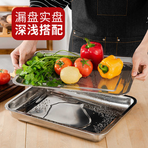 Rectangular Perforated Stainless Steel Strainer With Dense Holes For Drainage And Filtering - Product Image 2