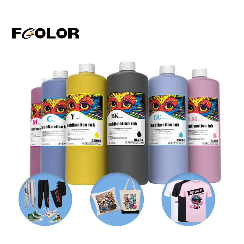 Inchiostro a sublimazione di vendita diretta in fabbrica Fcolor per stampante a sublimazione con testina di stampa I3200 L1800 L805